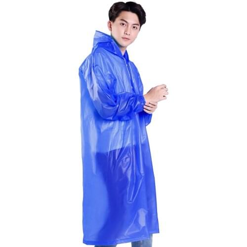 Waterproof Thick Rain Poncho Adult Cycling Plus Size Breathable Impermeable Rain Coat Transparent Impermeables Rain Gear 60