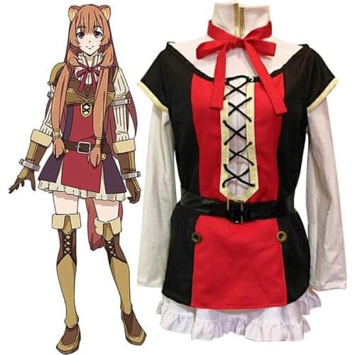 The Rising of the Shield Hero Tate no Yuusha no Nariagari Raphtalia Katana Hero Outfit Clothing Dress Anime Cosplay Costume