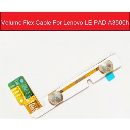 High Quality Switch Up Down Volume Button Flex Cable For Lenovo LE PAD A3500h Volume Swith Flex Cable With Blue Sticker In Stock