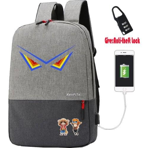 Japan anime Kill a Kill backpack Anti-theft USB Charging men women Laptop Rucksack Travel Bagpack student book bag School Bags