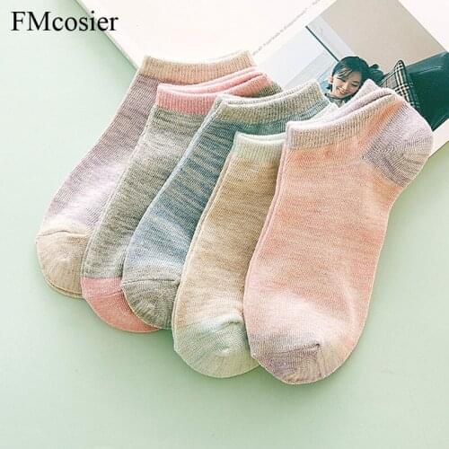 10 Pairs Summer Ladies Womens Thin Boat Short Low Cut Secret Invisible Socks Slippers No Show Socks Non-slip Chaussette Meias