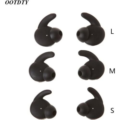 3Pairs/Set S/M/L Silicone Earbuds Tips Ear Hook Earphone Case In Ear Soft Silicone Cover for Huawei Sport Bluetooth Headset AM61