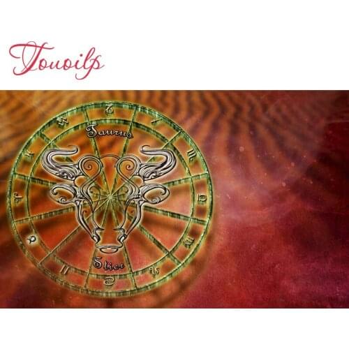 Diy 5d full spuare&round diamond painting mosaic "Taurus" Cross Stitch Kits diamonds embroidery Home decoration Halloween