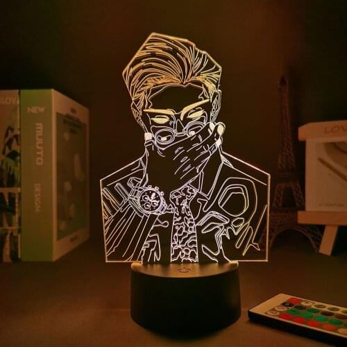 Anime Lamp Kento Nanami Light Jujutsu Kaisen Led Night Lights for Birthday Gift Jujutsu Kaisen Nightlight Kento Nanami Lamp