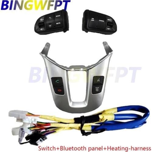 Car Steering Wheel Switch Audio Radio Cruise Control Button Bluetooth Kit Automotive Accessories Replacement For Kia Sportage SL