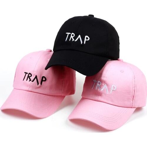 TRAP Dad Hat Pretty Girls Like Baseball Cap Embroidery Trap Music 2 Chainz Album Rap LP Hip Hop Hood Wholesale Custom Women Men