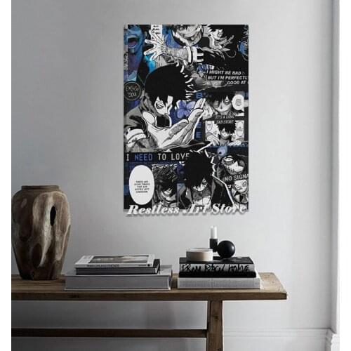 Bnha Dabi My Hero Academia MHA Anime Canvas Home Decor Painting Wall Art Decoration Prints Dorm Living Room Bedroom Poster