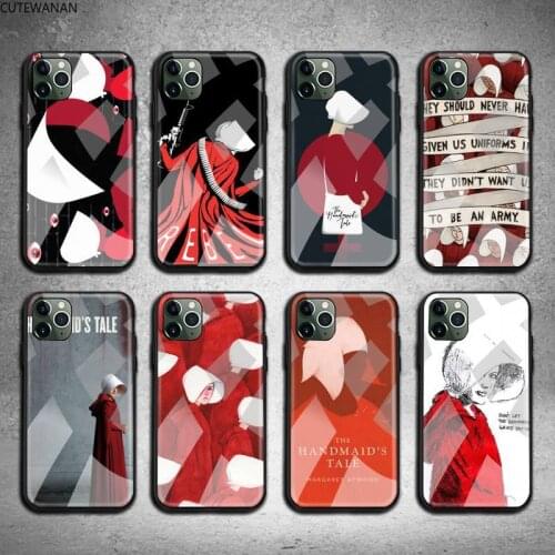 The Handmaids Tale Phone Case Tempered Glass For iPhone 12 11 Pro Max Mini XR XS MAX 8 X 7 6S 6 Plus SE 2020 cover