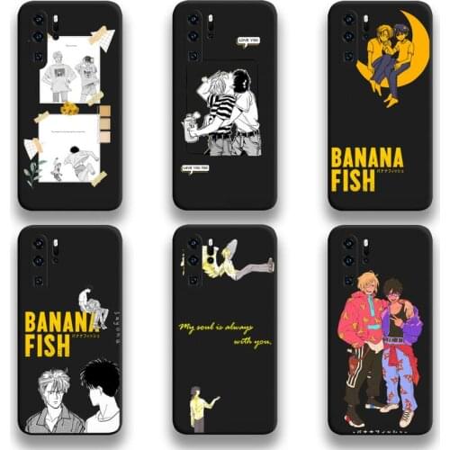 Japan Anime Banana Fish Phone Case For Huawei P20 P30 P40 lite E Pro Mate 40 30 20 Pro P Smart 2020