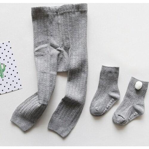 0-4T Baby Kids Tights Stockings Spring Autumn Winter Cotton Apart Tights Girls Boys Infant Toddler Warm Knitted Tights SA2204