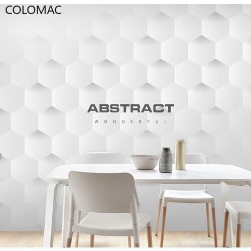 Colomac Custom 3d Technology Sense Company Reception Counter Background Wallpaper Bedroom Visual Extension Mural Drop Shopping