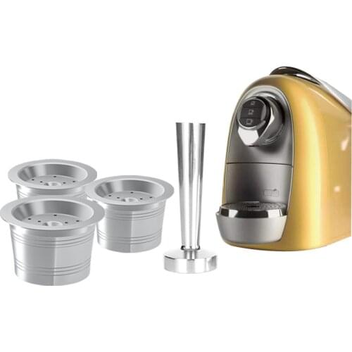Refillable Coffee Capsule Pod For Caffitaly K-fee Tamper Reusable Cafe Filters For Tchibo Cafissimo Classic Machine