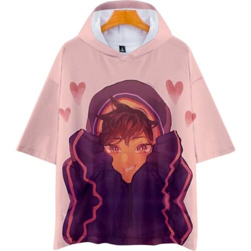 WAWNI Quackity Fashion Print Clothes Summer Casual Cool T-shirts Womens/Mens Clothes Top Loose Sale Tops Short Sleeves Hot