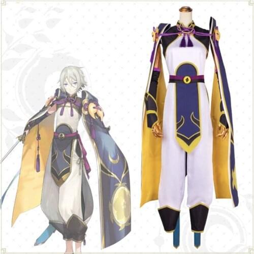 New Style Game FGO Fate Grand Order Cosplay Costumes Lang Lin Wang Cosplay Costume Halloween Carnival Party Customized
