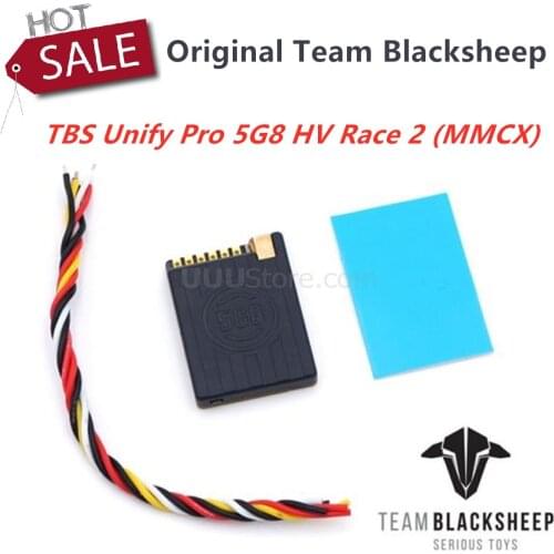 Original Team Blacksheep TBS Unify Pro 5G8 HV Race 2 (MMCX) Video Transmitter VTX 5.8Ghz for FPV Racing Model