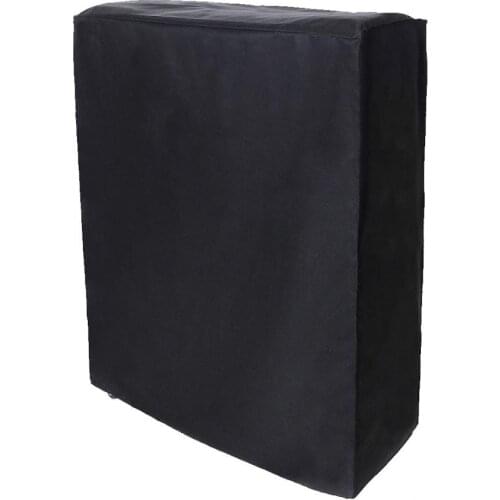 Black Portable Folding Bed Cover Furniture Dust Proof Protective Cover for Indoor Outdoor Use Elastic Futon Bed Protective Cover