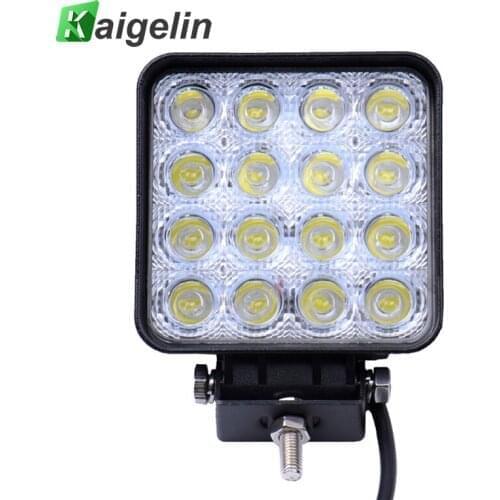 ONSALE 10PCS 48W 16x3W Vehicle LED Light Bar Work/Drive Lamp Spot Light for Indicators Motorcycle Driving Offroad Boat Vehicle40
