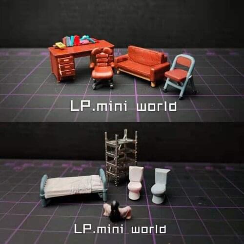 1/64 Micro-scene props resin scene collocation with scene layout decoration collection toys free shipping