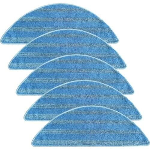 5Pcs Washable Mop Cloth Rag Replacement For Lefant T700/M571 Robotic Vacuum Cleaner Accessories Sweeping Robot Spare