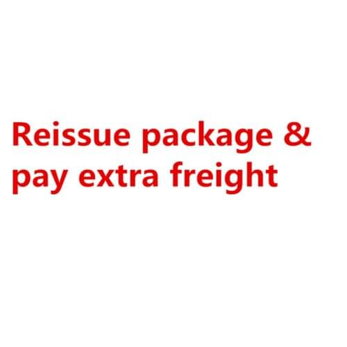Special Link for Reissue of Package and Payment of Extra Freight