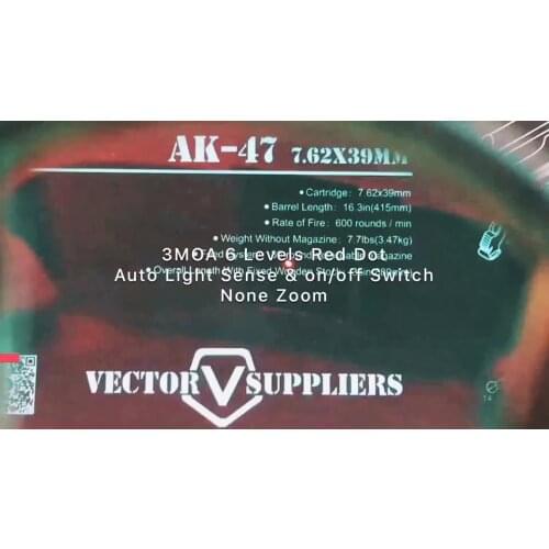 Vector Optics Riflescope Spirit 1x25 OEM Best Tactical Mini 3MOA HD Reflex Red Dot Sight Scope for Pistol Glock Hunting Shooting