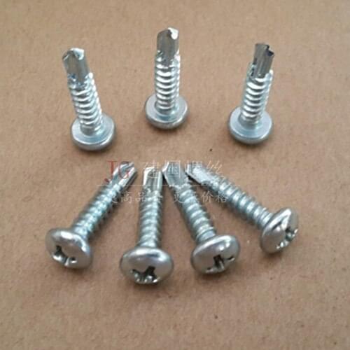 Round-Drilling screw element head first cross drilling screws self drilling dovetail M4.2 * 13-50mm