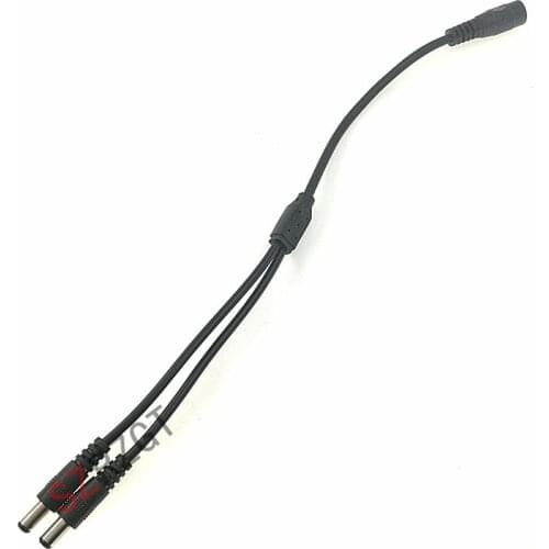 1pcs DC Female To 2/3/4/5/6/8 Male plug Power Cord adapter Connector Cable Splitter for LED Strip