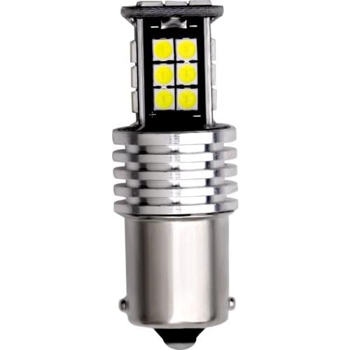 2PCS Car LED Light High Brightness Corner Light Bulb Brake Light 3030 Turn Signal White Light Universal Aluminum 12-24V Yes