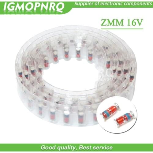 200PCS ZMM 16V LL34 SMD Zener diode package 1/2W 0.5w Chip Zener diode