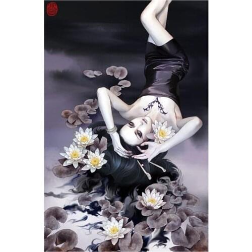 5D DIY Full Round/Square Diamond Painting Chinese Style Animation Art Embroidery Cross Stitch Rhinestone Mosaic Home Decor Y1293