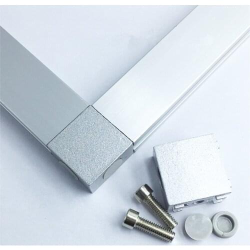 Aluminum parts 1530 right Angle connection piece rectangular box windows and doors profiles accessories 1pcs