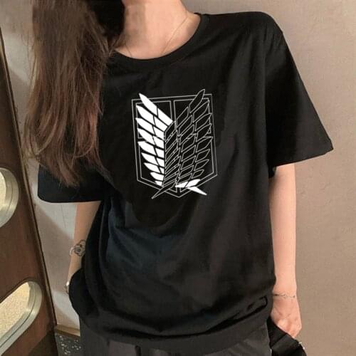 Attack on Titan clothes male kawaii ulzzang harajuku tshirt kawaii tumblr