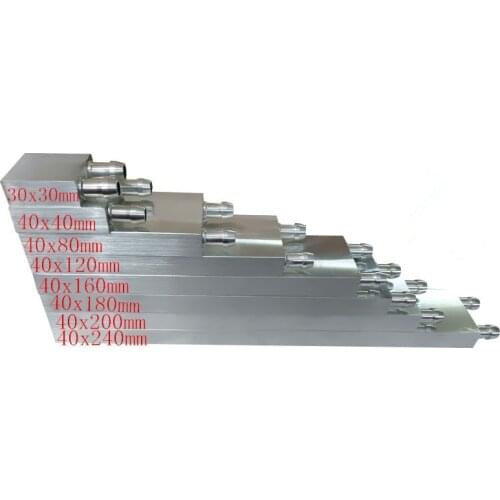 30/40/80/120/160/180/200/240mm Water Cooling Block Water Blocks Liquid Cooler Aluminum Heatsink System for PC Laptop CPU Phone