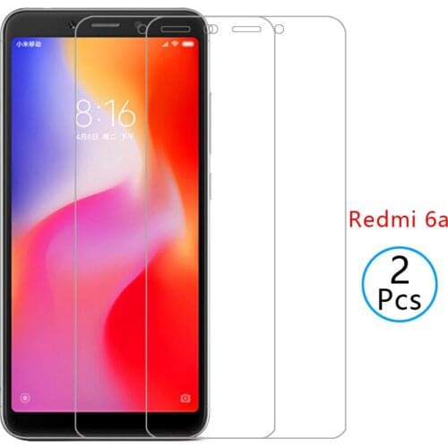 Case on redmi 6a cover tempered glass screen protector for xiaomi ksiomi redmi6a readmi 6 a a6 protective phone coque safety bag