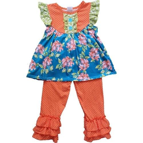 Baby Girls Long Sleeve Children Boutique 2Pieces Sets High quality Kids Cotton Fashion Girls Clothing Baby Pants Girl Suits