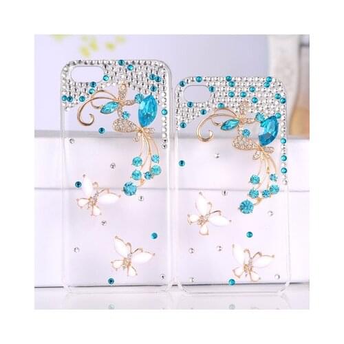 LaMaDiaa For Huawei P40 P30 P20 P10 LiTE PLUS Mate30 10 20 Pro Lite Coque Luxury Bling Rhinestone Diamond Butterfly Phone Case
