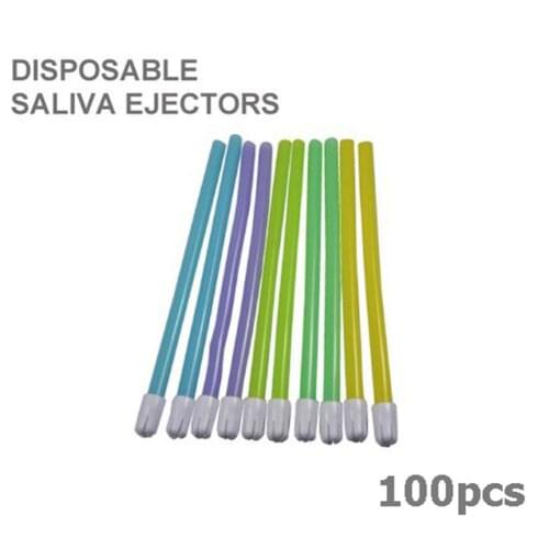 100pcs Dental materials disposable saliva ejectors