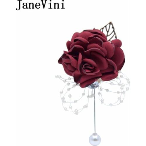 JaneVini Boutonnieres For The Groom