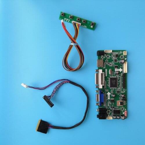 VGA LVDS LCD LED M.NT68676 Controller board kit DVI Audio HDMI DIY for N134B6-L02 display 1366X768 Panel 13.4" Screen monitor