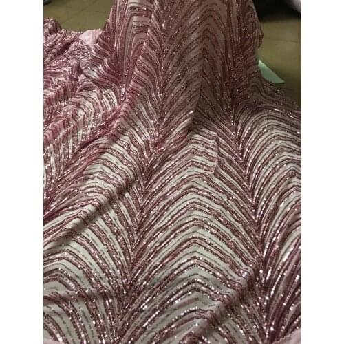 Nice looking ZH-5622 strechy embroidery tulle mesh lace fabric with sequins for party dress