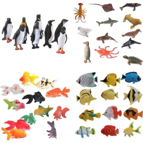 Lot Plastic Zoo Figure Jungle Wild Animals Bugs Insects Toys Party Bag Favor