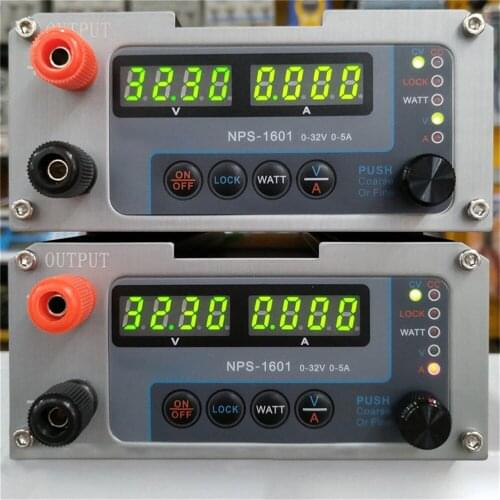 NPS-1601 0-30V/0-5A Adjustable Digital DC Power Supply CPS-3205 Switching Power Supply with Output Cable