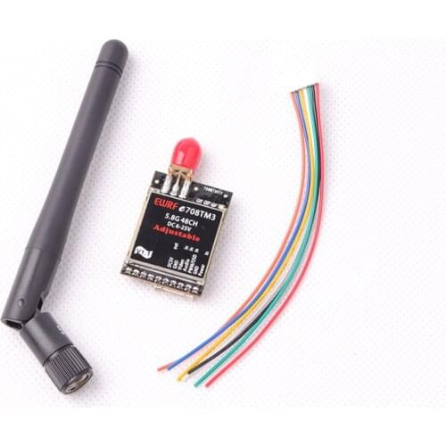 EWRF Transmitter 5.8G 48CH 25mW/200mW/600mW Switchable Transmitter 5V BEC Output Support OSD Configuring for FPV RC Drone Models