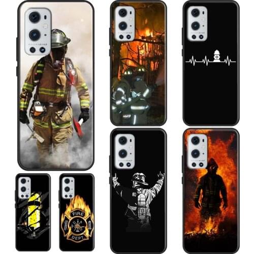 Firefighter Heroes Fireman For OPPO Realme 6 7 8 Pro Q3 GT Neo C3 C11 C21 Case For OnePlus 9 Pro 7 8 Pro 8T 9R Nord