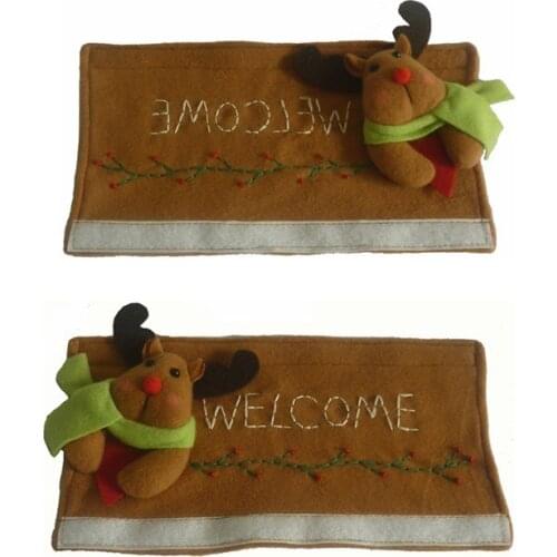 Christmas Refrigerator Door Handle Cover Gloves Protector For Fridge Oven Handle Cover Door Knob Cover Christmas Kitchen 1 Pairs