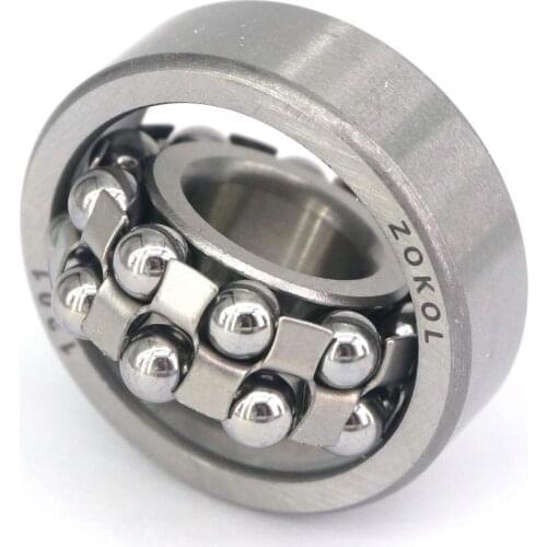 12x32x10mm Model 1201 10x30x9mm Self Aligning Ball Bearing Double Row Bearing Steel