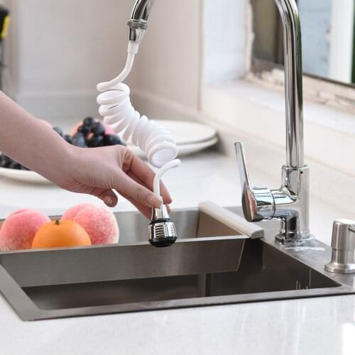 Kitchen Gadgets 2 Modes 360 Rotatable Bubbler High Pressure Faucet Extender Water Saving Bathroom Kitchen Accessories Supplies