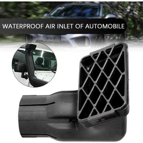 Black Car Air Intake Ram Fit Off Road Replacement Mudding Snorkel Head Air Intake Ram Head For SUV Car
