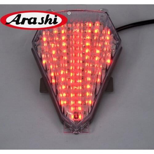 Arashi For YAMAHA YZF R6 2008-2013 E-Mark Rear Brake Tail light Turn Signal Light Running Tail Light Integrated LED Light 2012