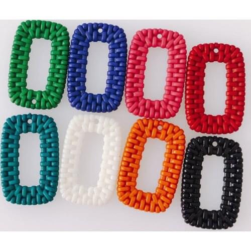 10pieces/lot New plastic rectangle earrings Supplies for Jewelry Accessories